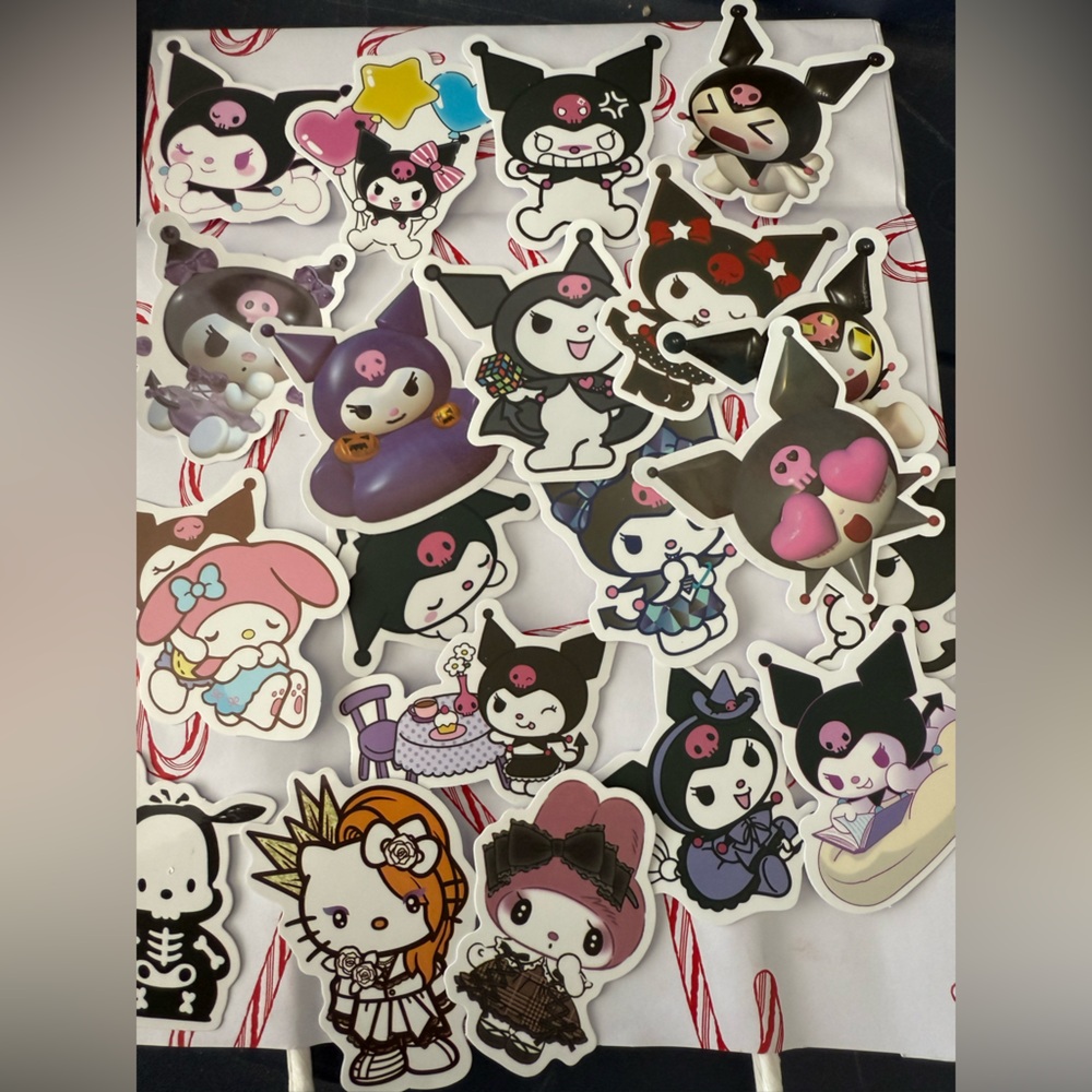 🏖️10 items for $20☀️ Kuromi Hello Kitty Sticker set